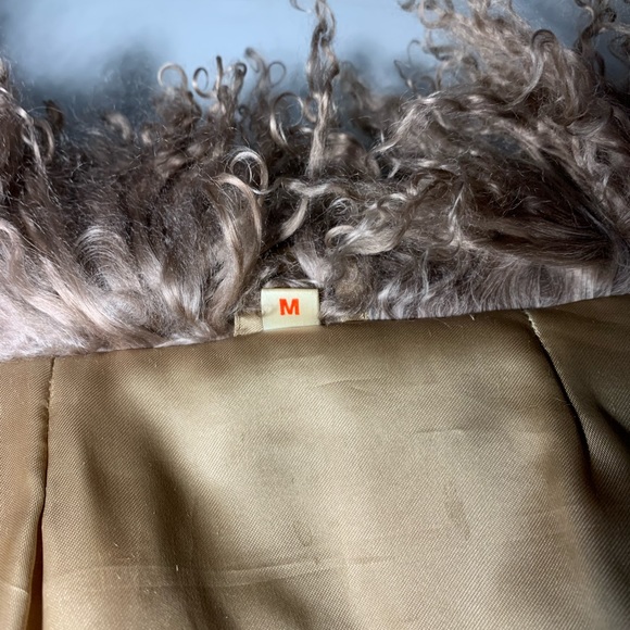 Curly Yak Fur Vest or Jacket Removable Sleeves Size Medium - Picture 5 of 7